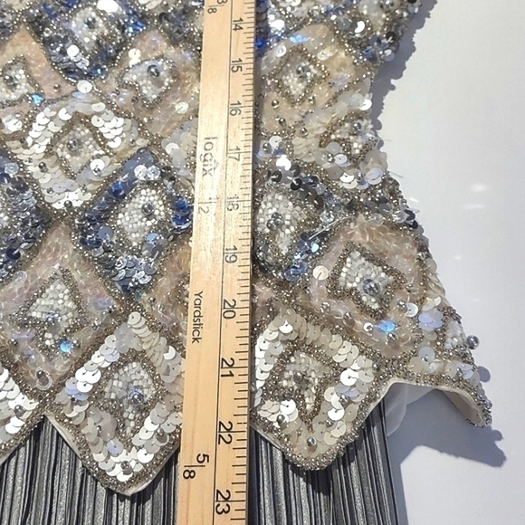 Neiman Marcus Vintage George F Couture Beaded Formal Gown - Picture 11 of 11